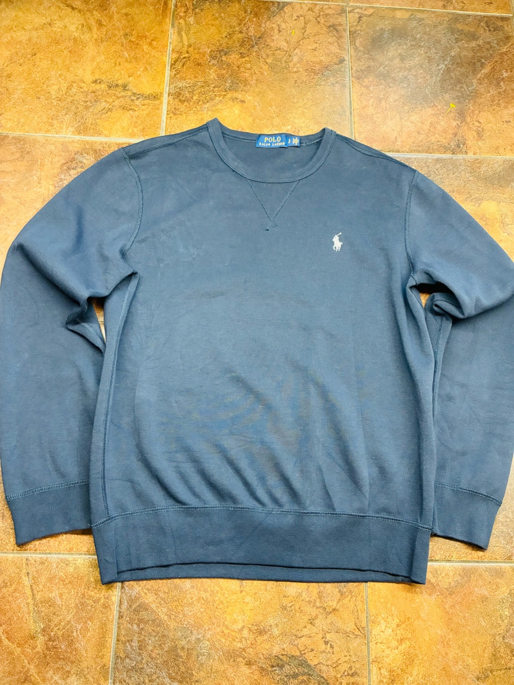 Polo by Ralph Lauren Navy Crewneck Sweater - Men's